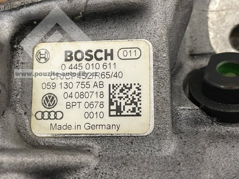 059130755AB Vysokotlakové čerpadlo Bosch 0445010611 3.0TDi / 2.7TDi V6 Audi, VW