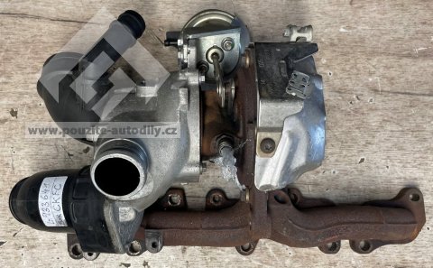 Turbo s výfukovým potrubím 04L253010B N300 Audi 2.0TDi CR