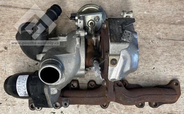 Turbo s výfukovým potrubím 04L253010B N300 Audi 2.0TDi CR